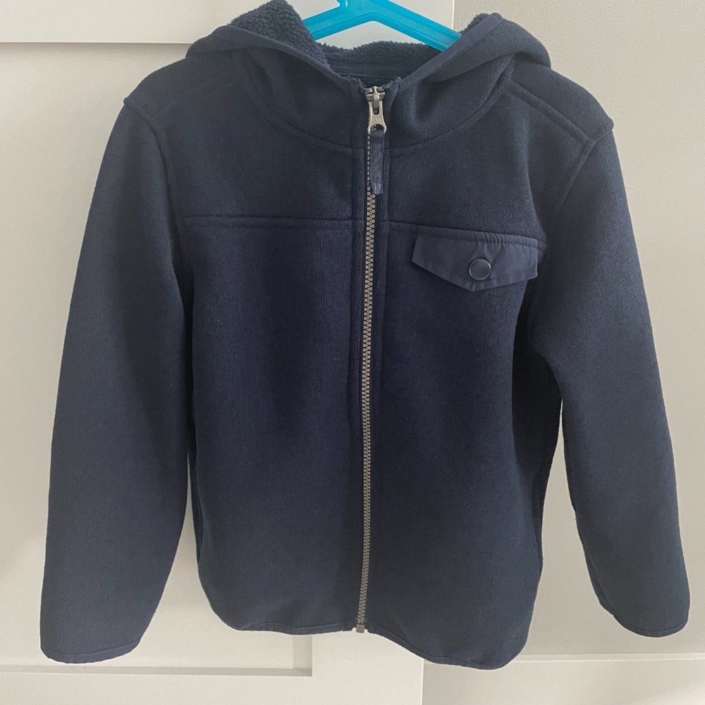 Oshkosh B'gosh Uniform Fleece Jacket Hoodie for Kids - size 7 - Picture 5 of 11